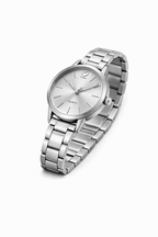 Reloj Plateado Minimalista Quartz